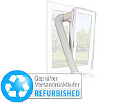 Sichler Haushaltsgeräte Abluft Fensterabdichtung Versandrückläufer; Sprüh-Nebel-Ventilatoren für den Außenbereich 