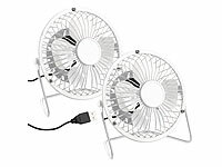 Sichler Haushaltsgeräte Ventilator Büro, stabiler Metall-Ventilator