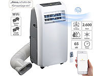 Sichler Haushaltsgeräte Mobile Klimaanlage, 9.000 BTU/h, 2.600 Watt (Versandrückläufer); Luftkühler, -befeuchter und -reiniger mit Ionisator Luftkühler, -befeuchter und -reiniger mit Ionisator 