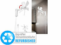 Sichler Haushaltsgeräte 3-Stufen-Ventilator, Wandventilator leise; Mobile Deckenventilatoren Mobile Deckenventilatoren Mobile Deckenventilatoren 