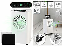 Sichler Haushaltsgeräte Digitaler 2in1-Luftentfeuchter/-reiniger mit Timer, inkl. Ersatzfilter