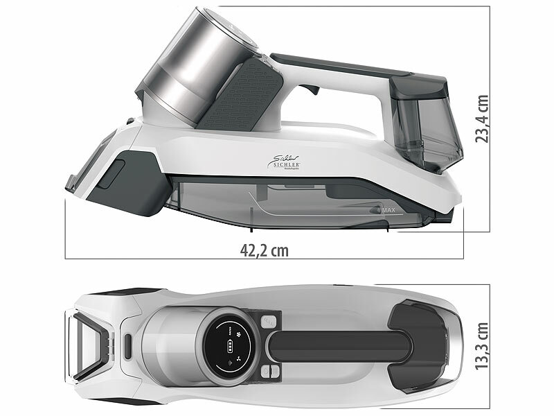 ; Akku-Zyklon-Hand- & Boden-Staubsauger Akku-Zyklon-Hand- & Boden-Staubsauger Akku-Zyklon-Hand- & Boden-Staubsauger 